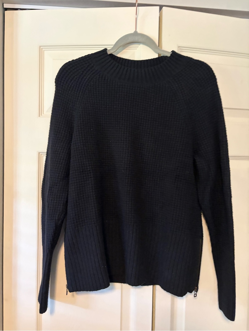 LL Bean- Women's Black Knit Crewneck Sweater